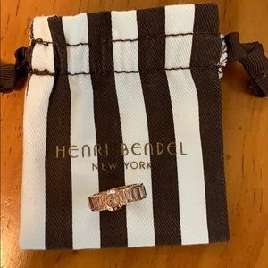 Henri bendel rose gold ring